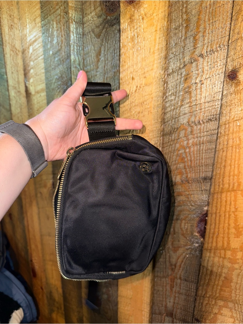 lululemon athletica Black Crossbody with Gold Hardware - Picture 4 of 4